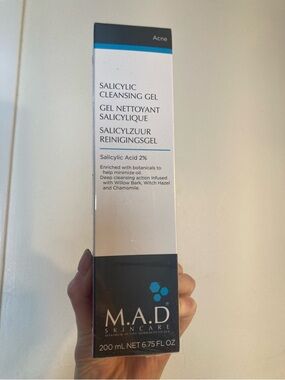 2/$40 💸 M.A.D Skincare Salicylic Cleansing Gel 200mL
